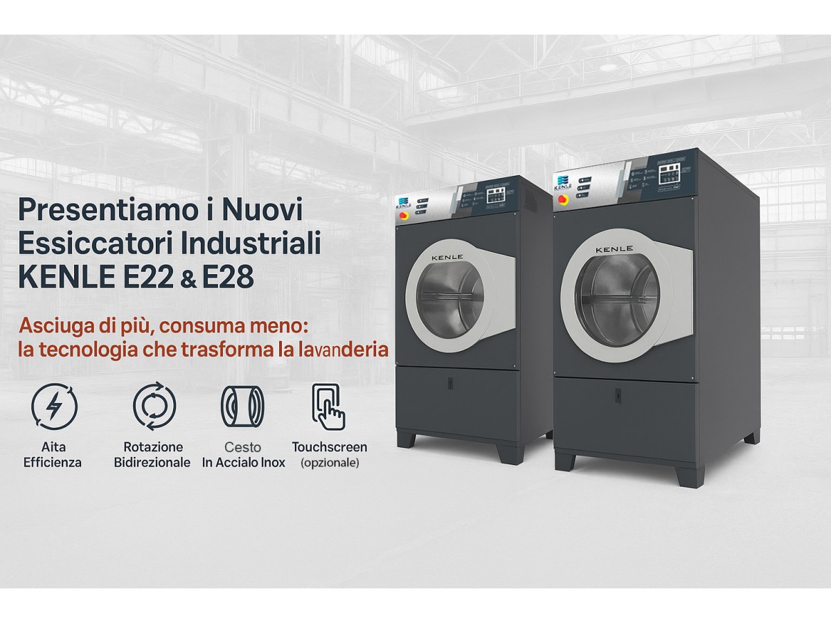 Presentiamo i Nuovi Essiccatori Industriali KENLE E22 & E28