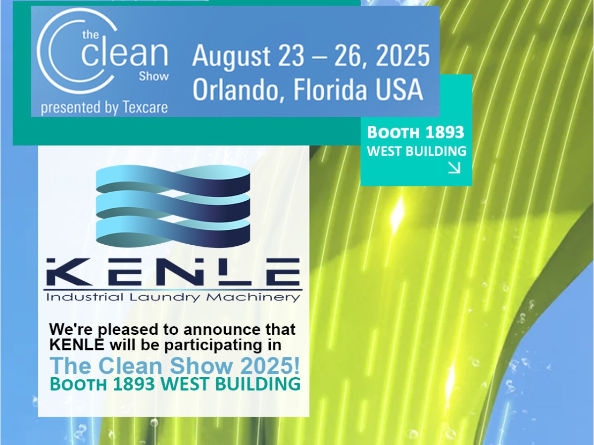 KENLE presenterà le attrezzature per il lavaggio industriale al The Clean Show 2025
