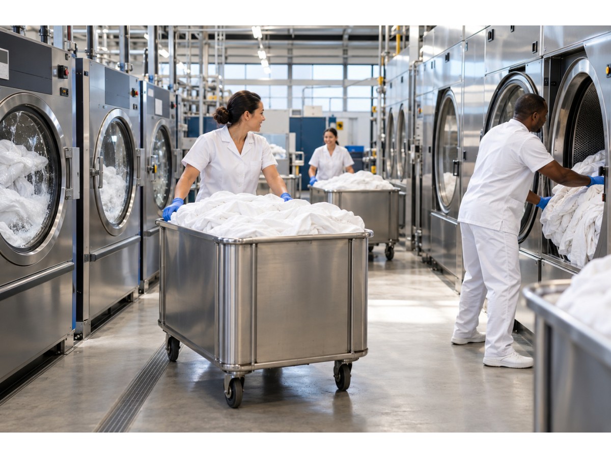 Bottlenecks Between Washing and Drying: Measure the Queue