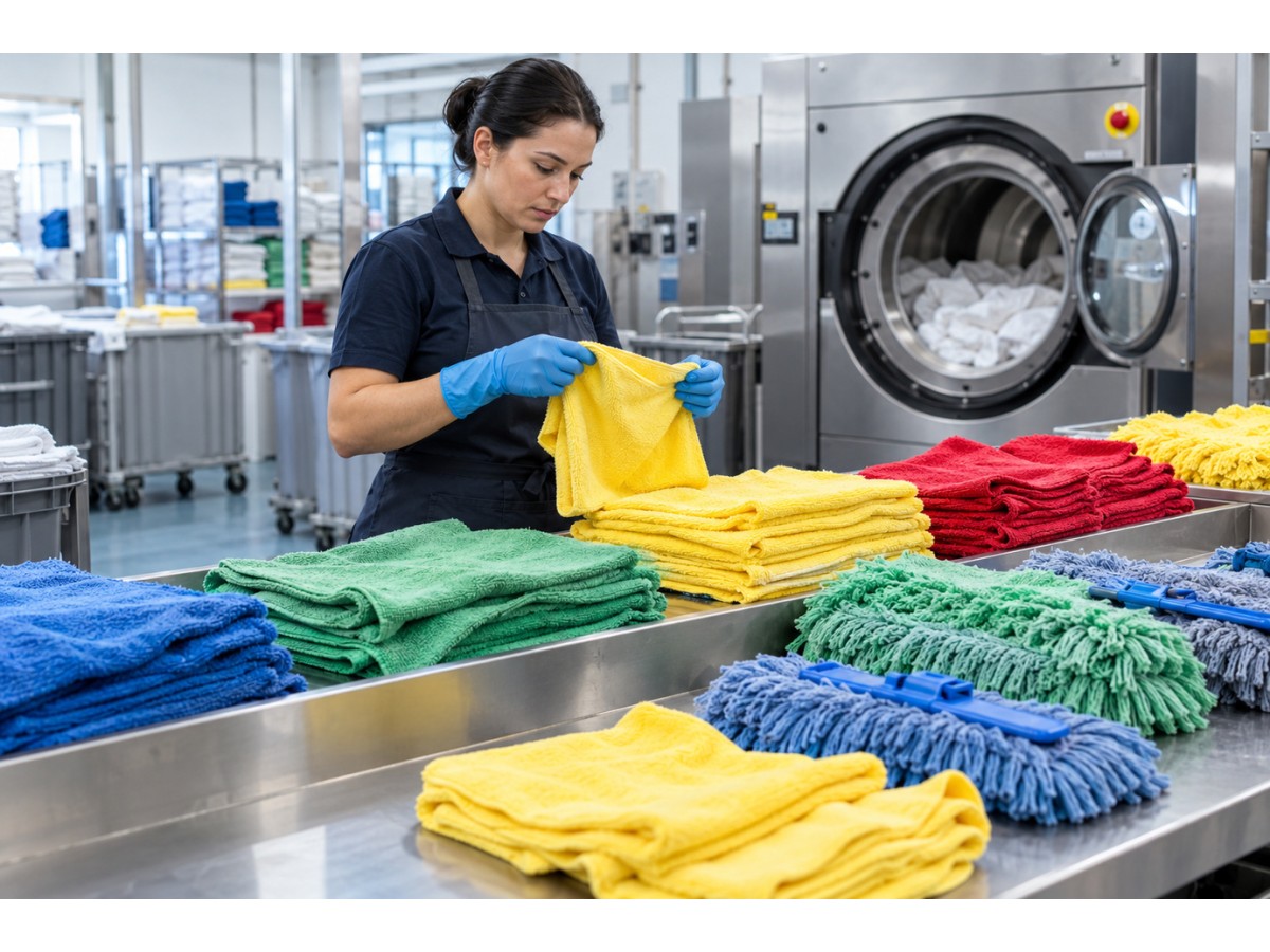 Microfibre Cloths: Washing Protocol for Cleaning Contractors