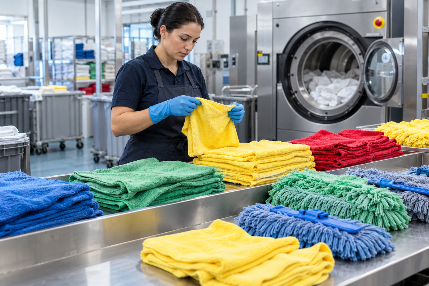 Microfibre Cloths: Washing Protocol for Cleaning Contractors