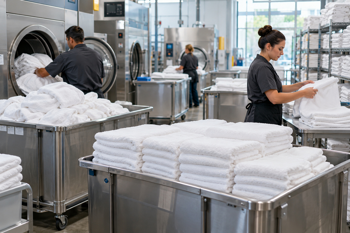 Gym and Spa Laundry: Organising the Towel Turnover