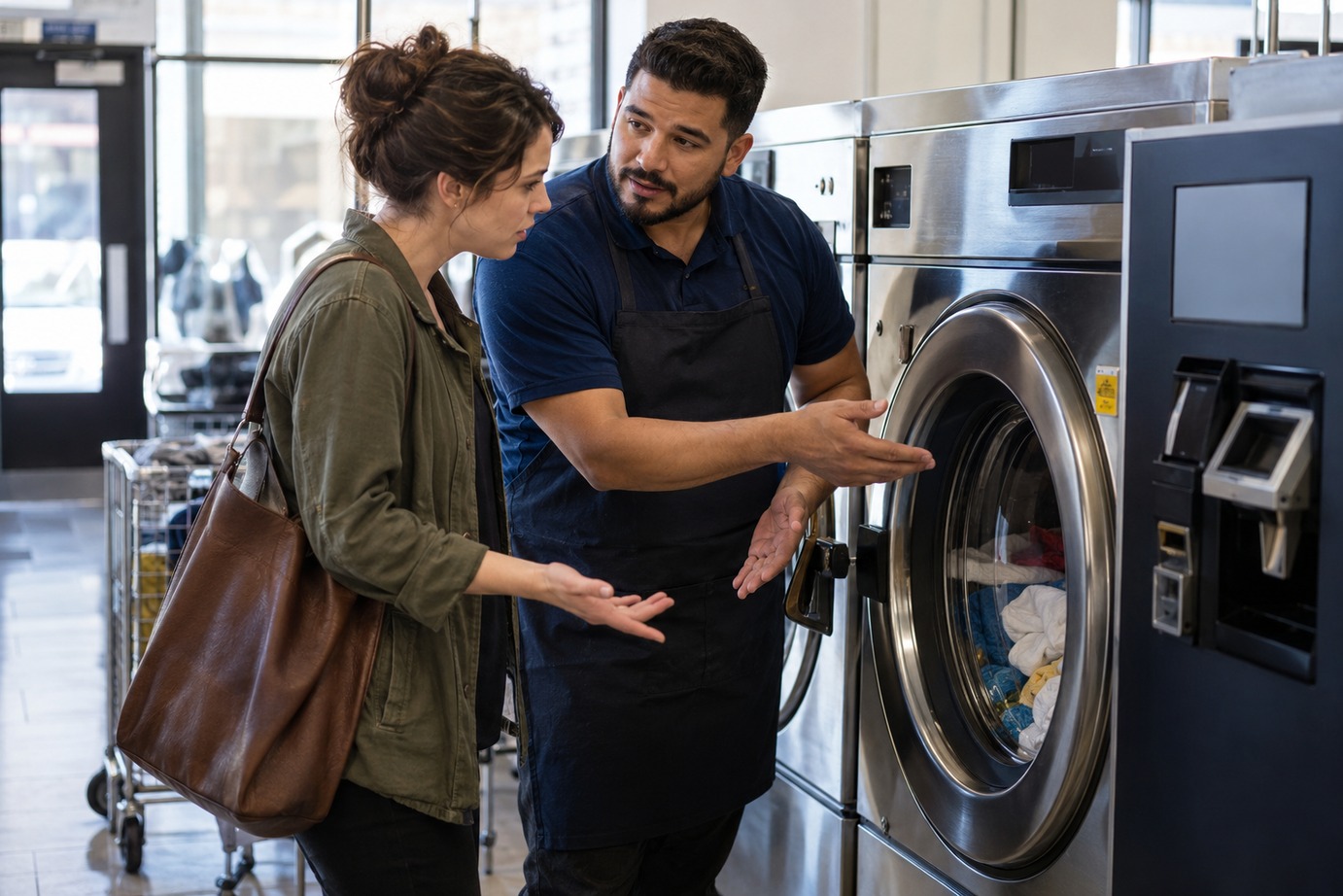 Laundromat Payment Accepted but No Cycle: Customer Support