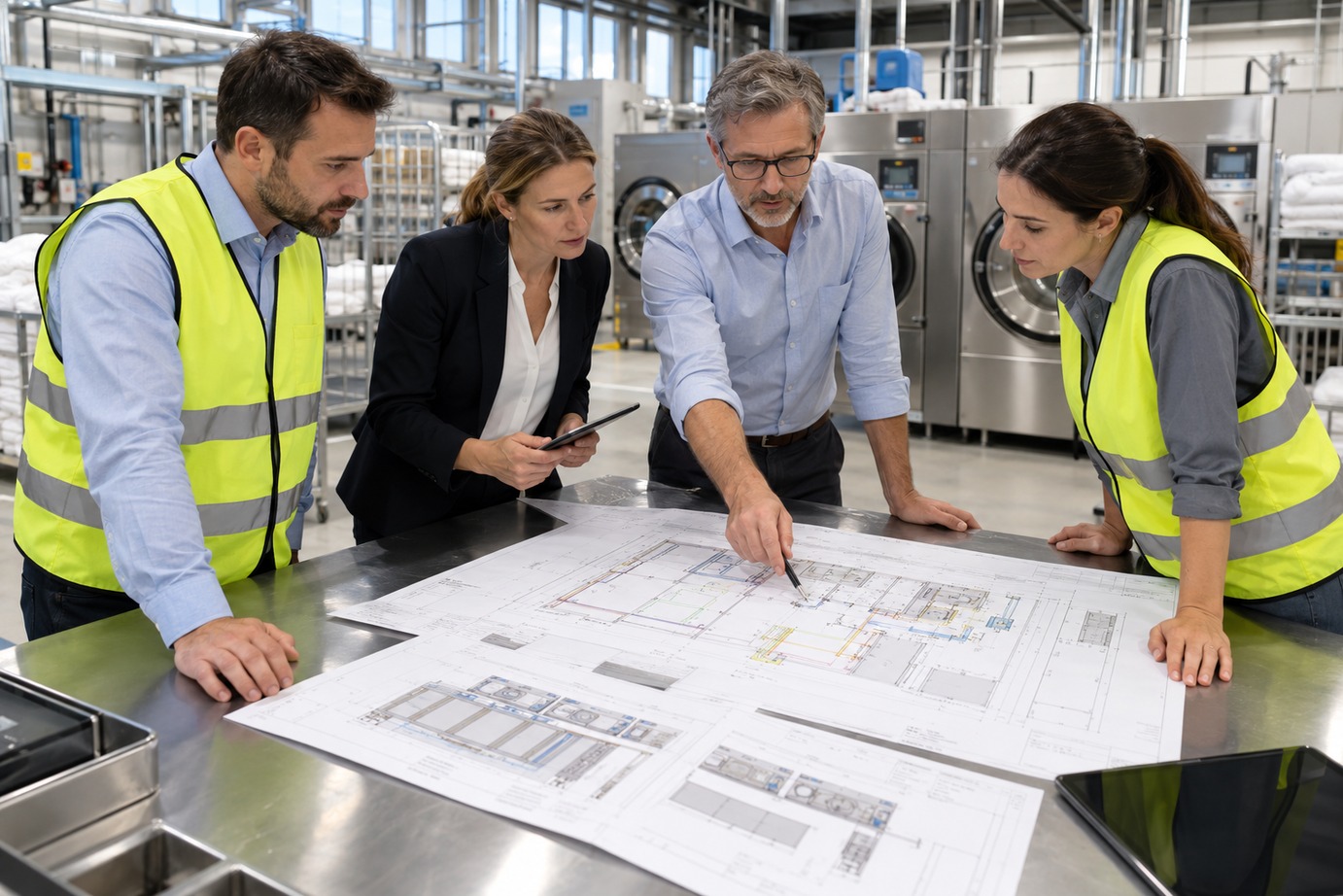Laundry Equipment Quote: One Matrix for Machines and Utilities
