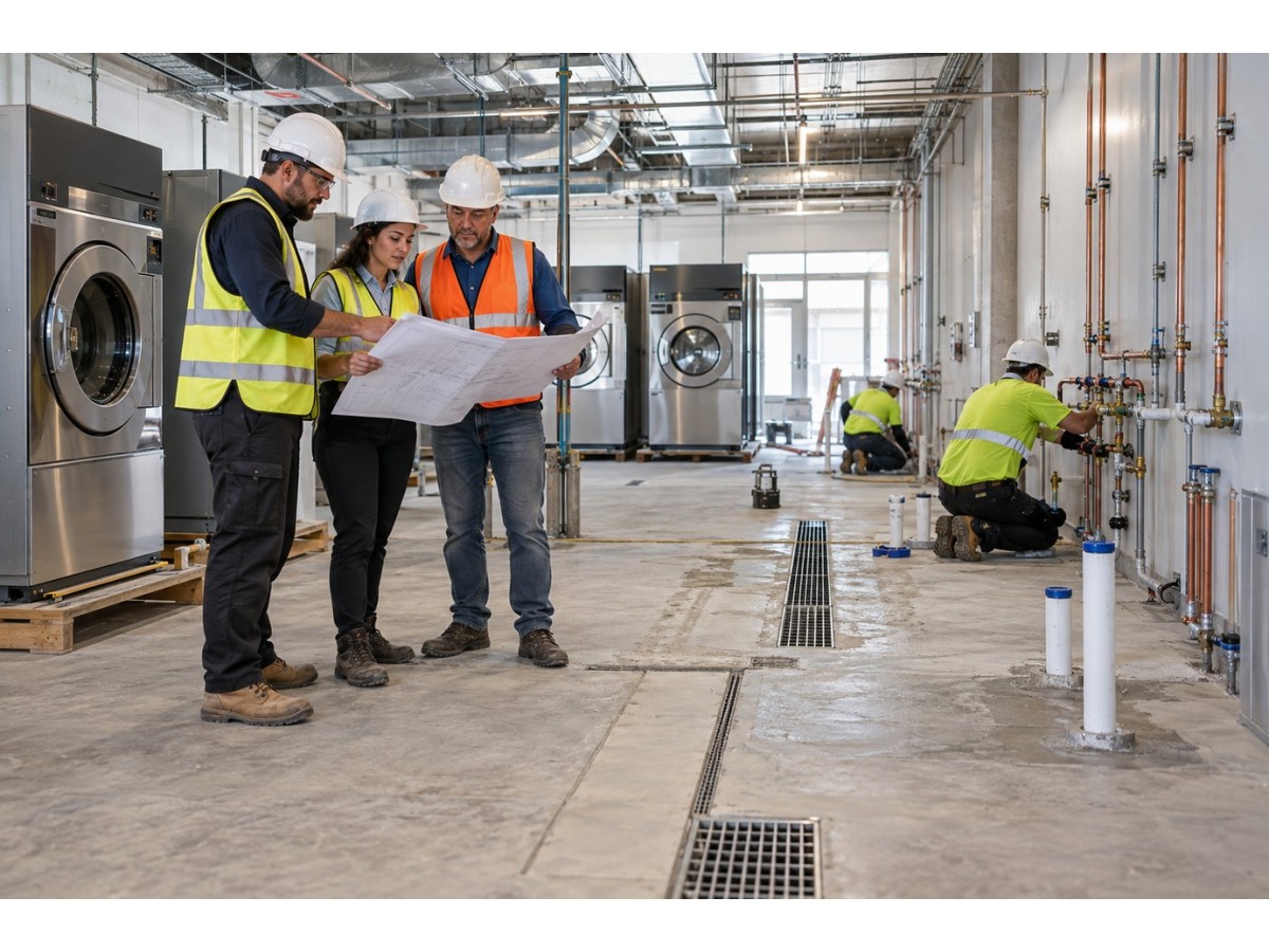 Before Installation: Coordinate Laundry Building Works and Machines